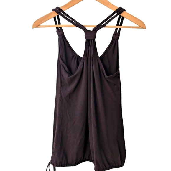 American Rag Brown Women's Sleeveless Top with Braided Straps Size S - Picture 4 of 7